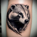 Badger Tattoo №115 - tattoovalue.net 03102024