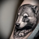 Badger Tattoo №116 - tattoovalue.net 03102024