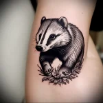 Badger Tattoo №134 - tattoovalue.net 03102024