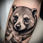 Badger Tattoo №135 - tattoovalue.net 03102024