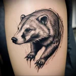 Badger Tattoo №137 - tattoovalue.net 03102024