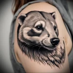 Badger Tattoo №138 - tattoovalue.net 03102024