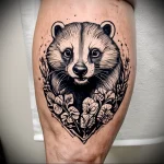 Badger Tattoo №142 - tattoovalue.net 03102024