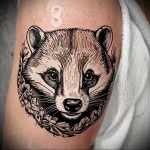 Badger Tattoo №143 - tattoovalue.net 03102024