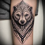 Badger Tattoo №151 - tattoovalue.net 03102024