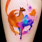 Camel Tattoo №006 - tattoovalue.net 09102024