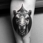 Camel Tattoo №021 - tattoovalue.net 09102024