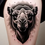 Camel Tattoo №048 - tattoovalue.net 09102024