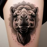 Camel Tattoo №054 - tattoovalue.net 09102024