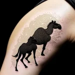 Camel Tattoo №060 - tattoovalue.net 09102024