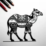 Camel Tattoo №133 - tattoovalue.net 09102024