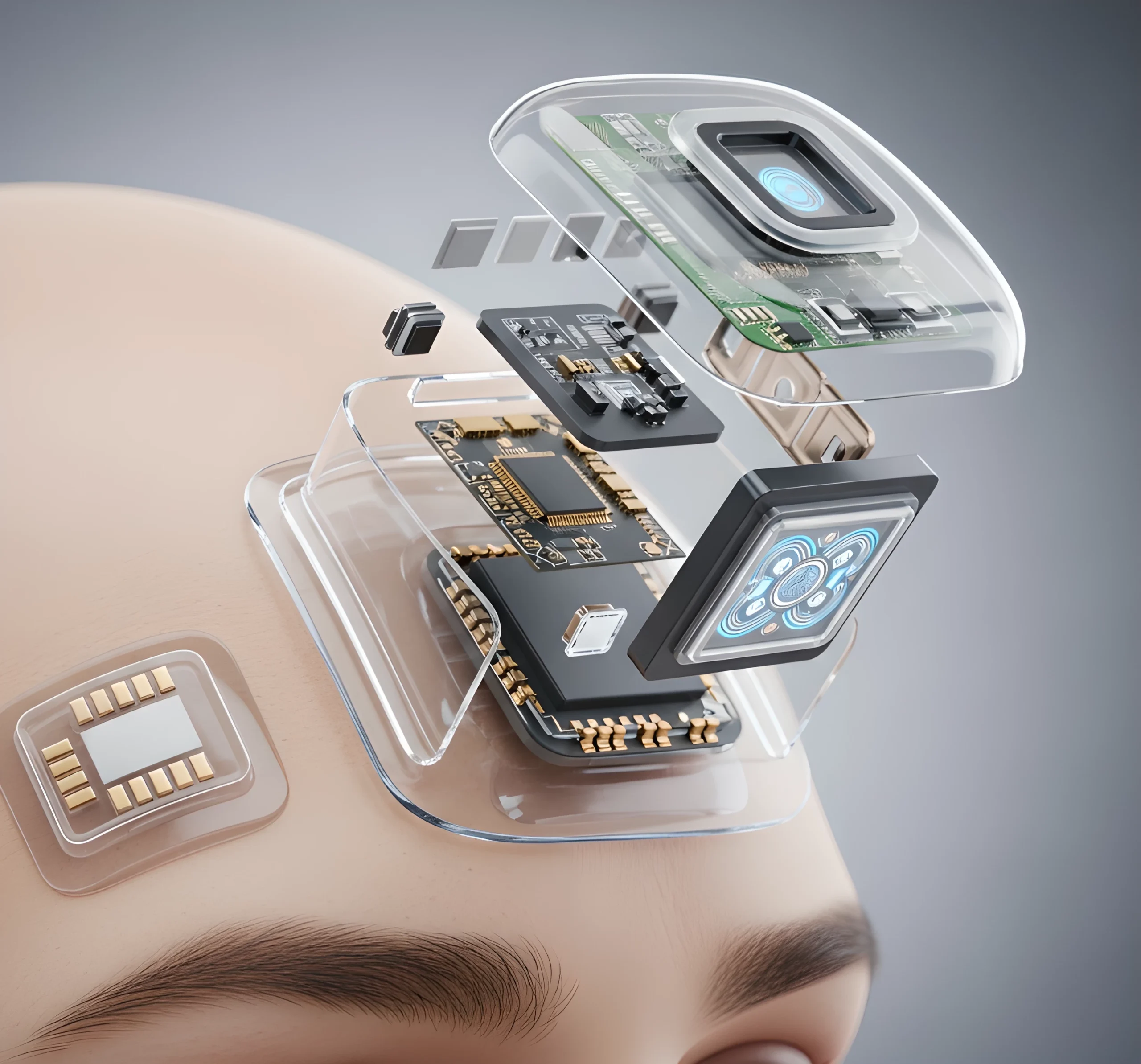 Forehead E-Tattoo- Real-Time Mental Strain Monitor №02 - tattoovalue.net