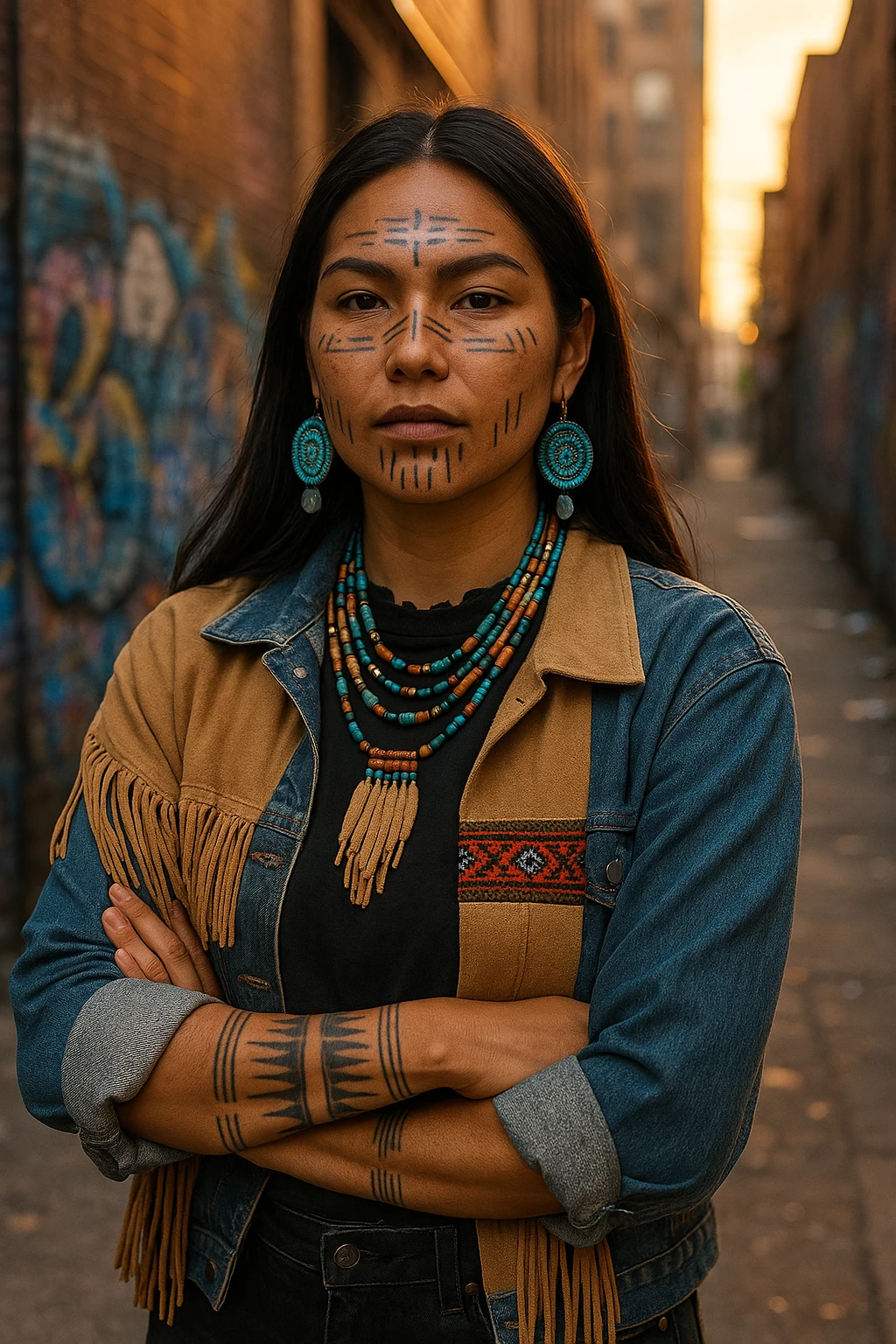 Native women revive ancient inchunwa facial tattoos №08 - tattoovalue.net