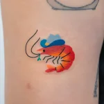 Shrimp Tattoo for National Shrimp Day – May 10 №01 - tattoovalue.net