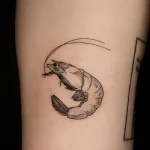 Shrimp Tattoo for National Shrimp Day – May 10 №02 - tattoovalue.net