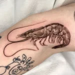 Shrimp Tattoo for National Shrimp Day – May 10 №09 - tattoovalue.net
