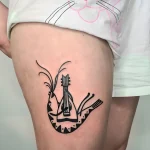 Shrimp Tattoo for National Shrimp Day – May 10 №16 - tattoovalue.net