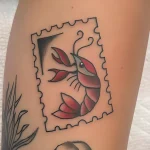 Shrimp Tattoo for National Shrimp Day – May 10 №18 - tattoovalue.net