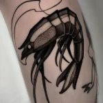 Shrimp Tattoo for National Shrimp Day – May 10 №19 - tattoovalue.net