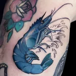 Shrimp Tattoo for National Shrimp Day – May 10 №25 - tattoovalue.net