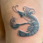 Shrimp Tattoo for National Shrimp Day – May 10 №32 - tattoovalue.net