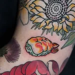 Shrimp Tattoo for National Shrimp Day – May 10 №34 - tattoovalue.net