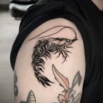 Shrimp Tattoo for National Shrimp Day – May 10 №39 - tattoovalue.net
