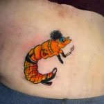 Shrimp Tattoo for National Shrimp Day – May 10 №41 - tattoovalue.net