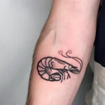 Shrimp Tattoo for National Shrimp Day – May 10 №42 - tattoovalue.net