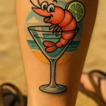 Shrimp Tattoo for National Shrimp Day – May 10 №48 - tattoovalue.net
