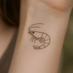 Shrimp Tattoo for National Shrimp Day – May 10 №51 - tattoovalue.net