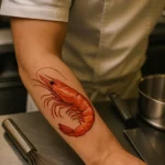 Shrimp Tattoo for National Shrimp Day – May 10 №54 - tattoovalue.net