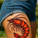 Shrimp Tattoo for National Shrimp Day – May 10 №55 - tattoovalue.net