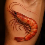 Shrimp Tattoo for National Shrimp Day – May 10 №57 - tattoovalue.net