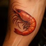 Shrimp Tattoo for National Shrimp Day – May 10 №59 - tattoovalue.net