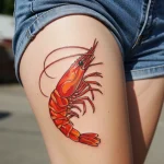 Shrimp Tattoo for National Shrimp Day – May 10 №63 - tattoovalue.net
