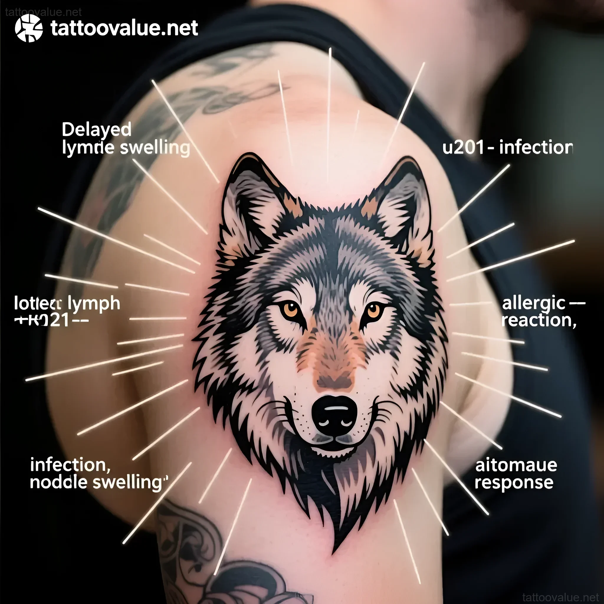 Изображение раздела 'Delayed Swollen Lymph Nodes: Potential Causes Beyond the Tattoo Itself' в статье про Can tattoos cause swollen lymph nodes years later?