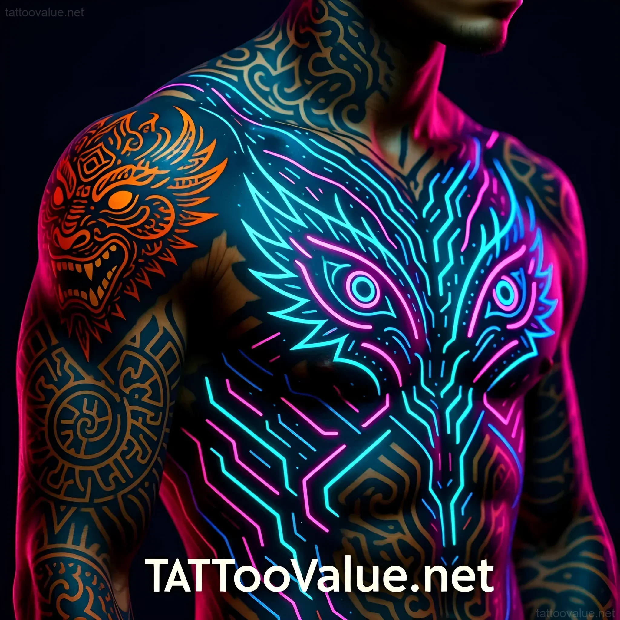 Изображение раздела 'Interesting Facts: The Evolution and Future of Tattoo Styles' в статье про How to choose between a black & grey vs. a color t