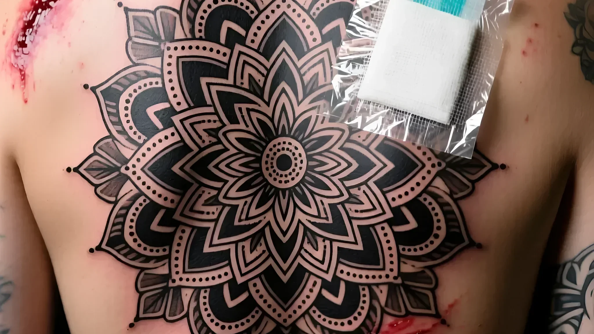 Изображение раздела 'Understanding the Challenges of Healing Large Tattoos' в статье про The ultimate guide to healing your extensive tatto