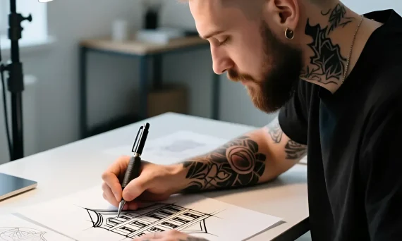 Изображение раздела 'Building Your Tattoo Brand: A Comprehensive Guide to Online Presence' в статье про How to create a cohesive and professional online b