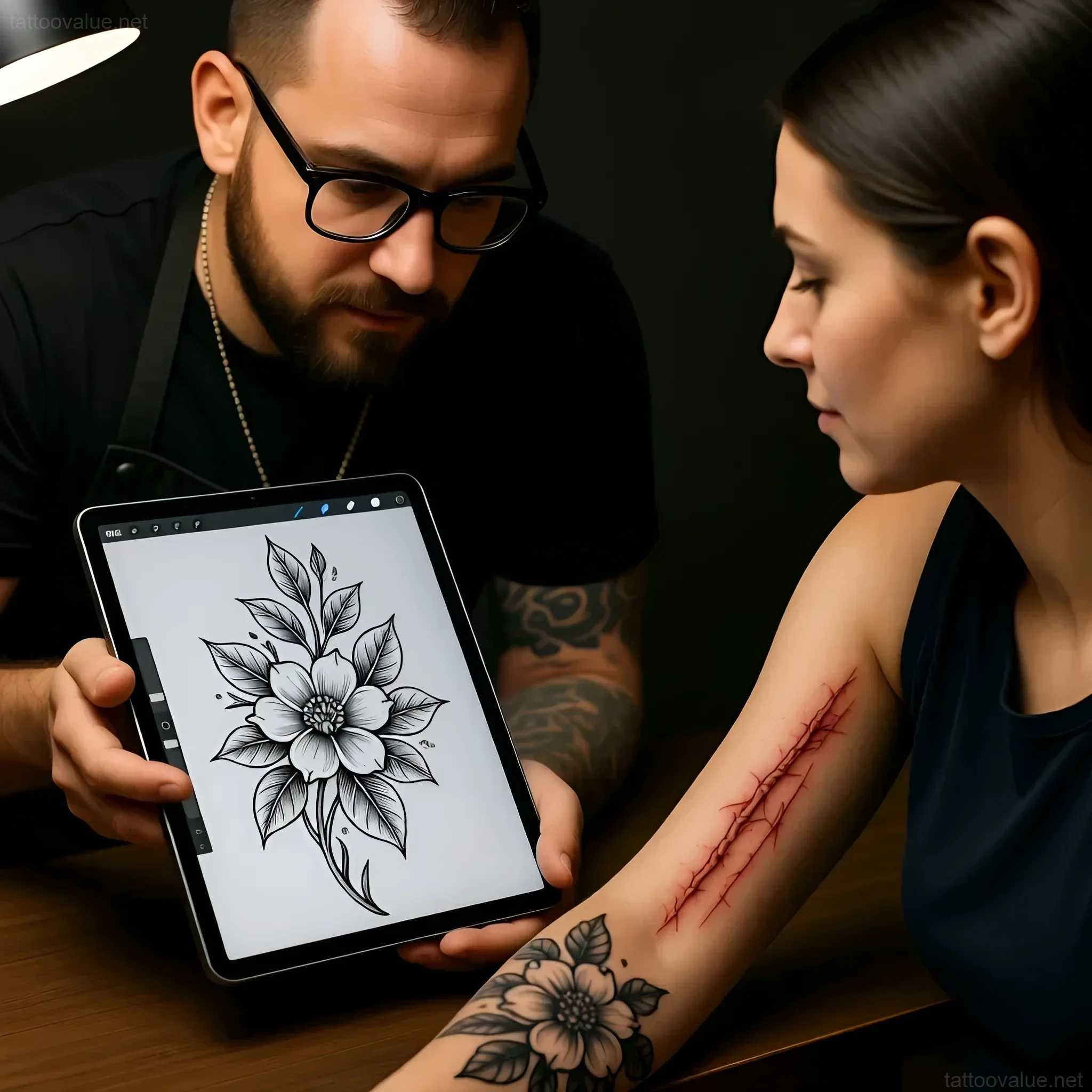 Изображение раздела 'Before You Ink: Preparation, Artist Selection & Realistic Expectations' в статье про How to design tattoos that effectively cover sever