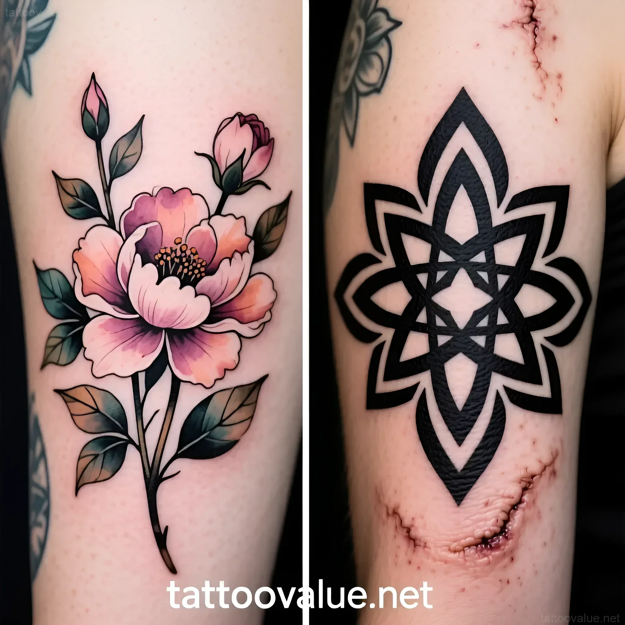 Изображение раздела 'Choosing the Right Tattoo Style & Techniques for Scarred Skin' в статье про How to design tattoos that effectively cover sever