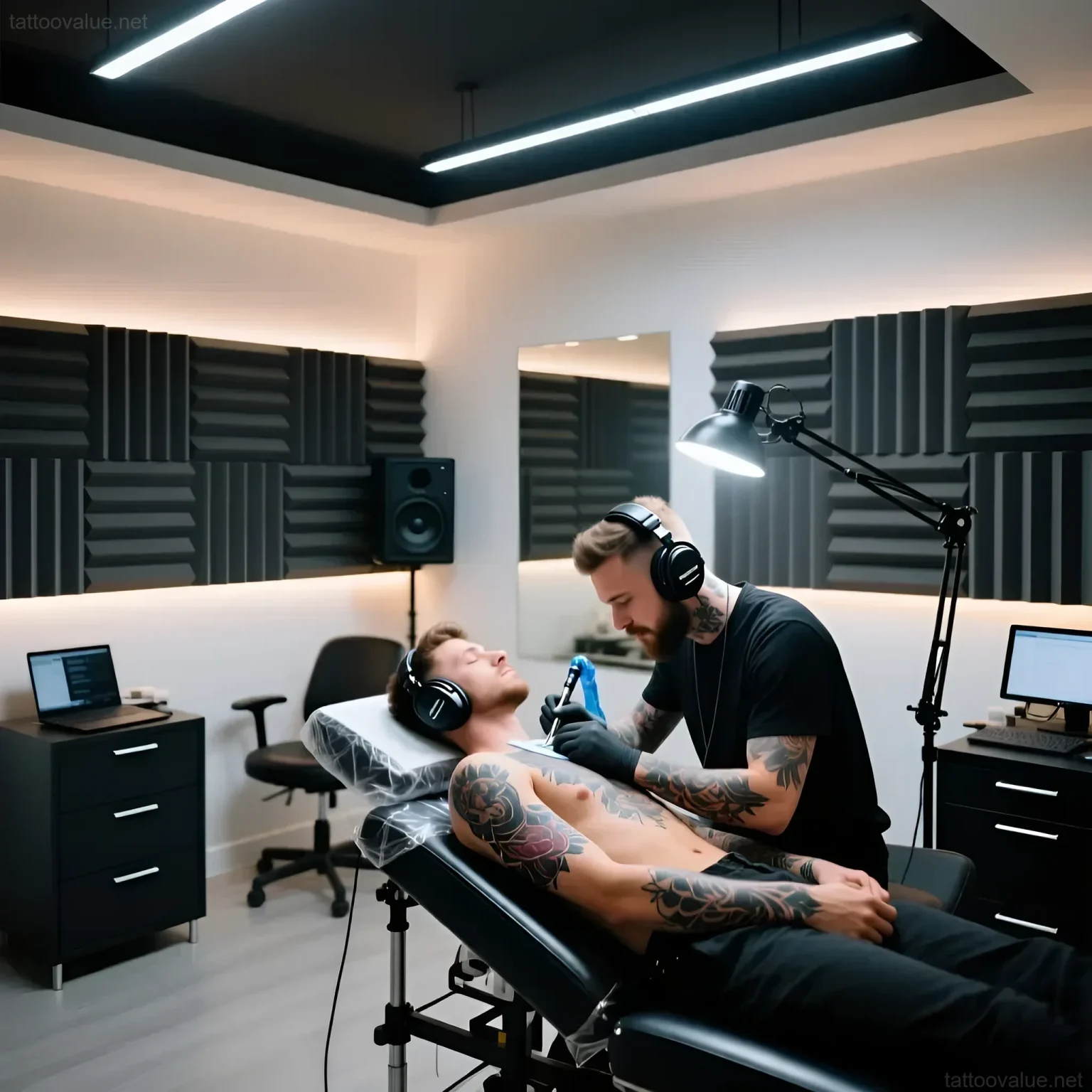 Изображение раздела 'Beyond Headphones: Creating a Focused Tattoo Environment – Combining Tech with Studio Design' в статье про The best noise-cancelling headphones for focusing