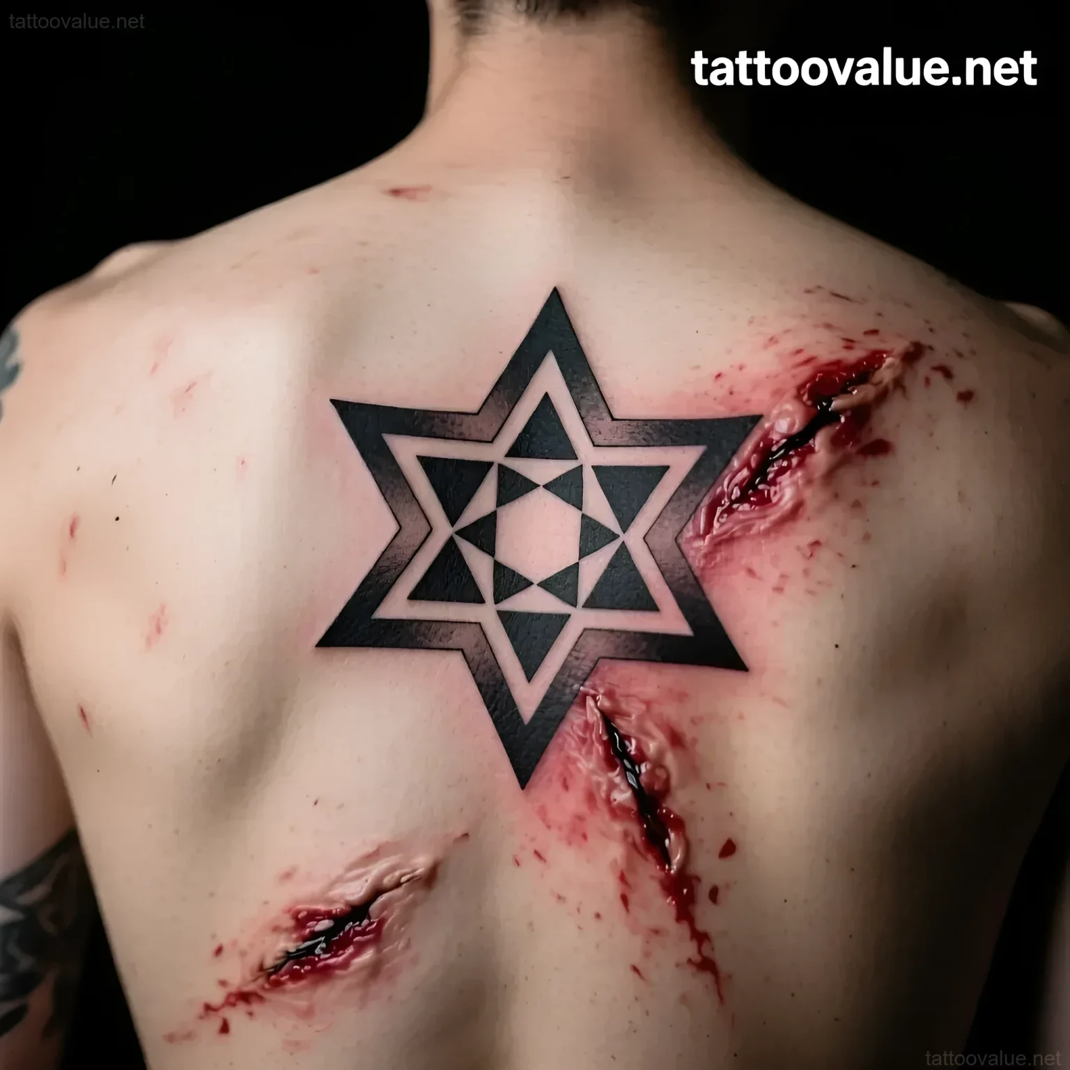 Изображение раздела 'The Cons to Consider: Pain, Cost, and Commitment' в статье про The pros and cons of getting your whole back tatto