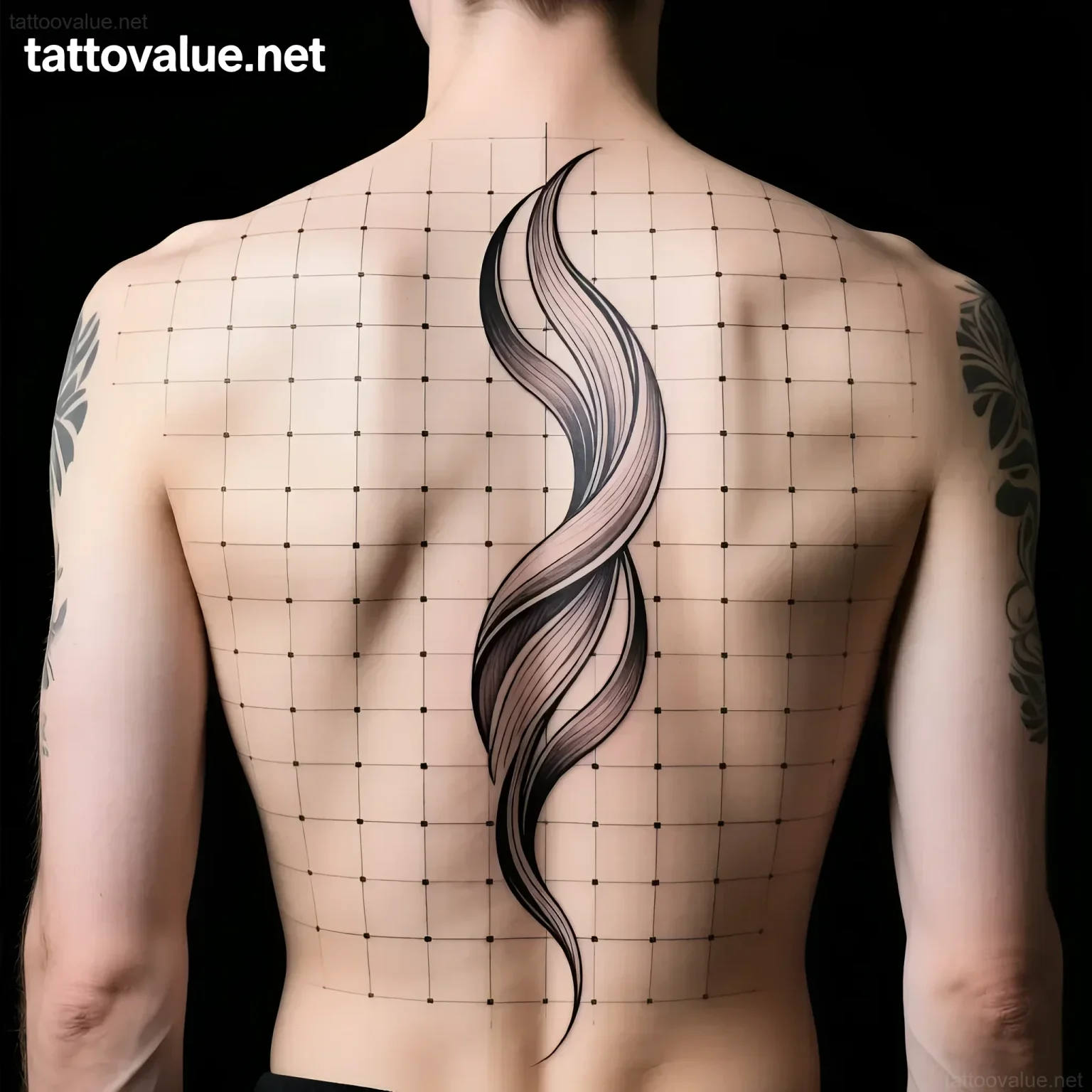 Изображение раздела 'Placement & Design Considerations: Maximizing Your Back Canvas' в статье про The pros and cons of getting your whole back tatto