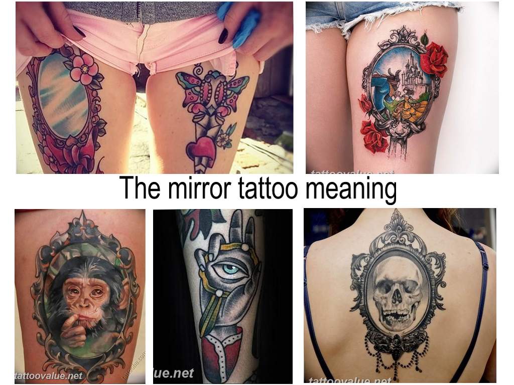 50 Reflection Tattoo Ideas For Men  Mirrored Designs