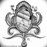 photo tattoo mirror 05.12.2018 №040 - Example tattoo pattern with mirror - tattoovalue.net