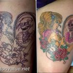 photo tattoo mirror 05.12.2018 №052 - Example tattoo pattern with mirror - tattoovalue.net