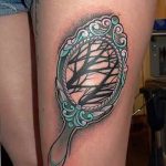 photo tattoo mirror 05.12.2018 №115 - Example tattoo pattern with mirror - tattoovalue.net