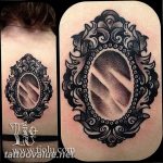 photo tattoo mirror 05.12.2018 №140 - Example tattoo pattern with mirror - tattoovalue.net